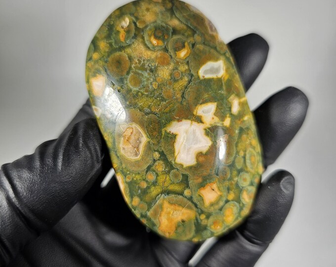 Rainforest Jasper Palm Stone