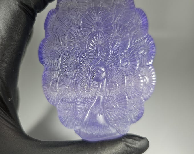 Fluorite Peacock Carving *Imperfect