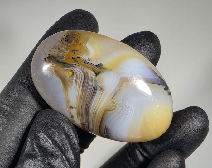 Dendritic Agate Palm Stone