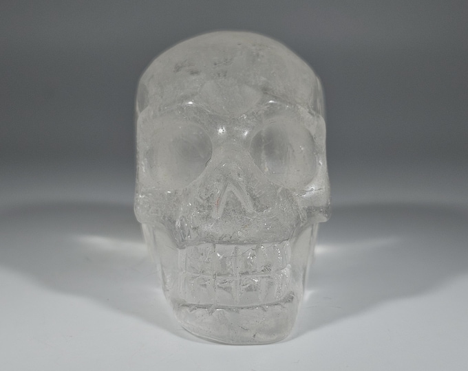 2.3" Clear Quartz Skull Carving