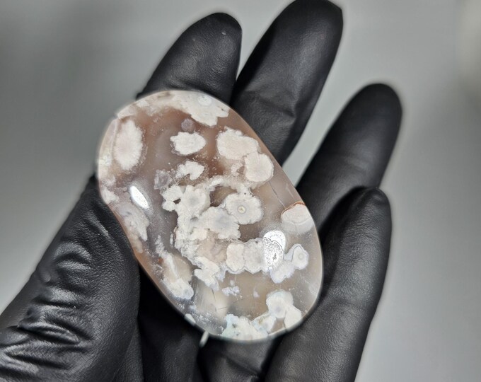 Flower Agate Palm Stone *Imperfect