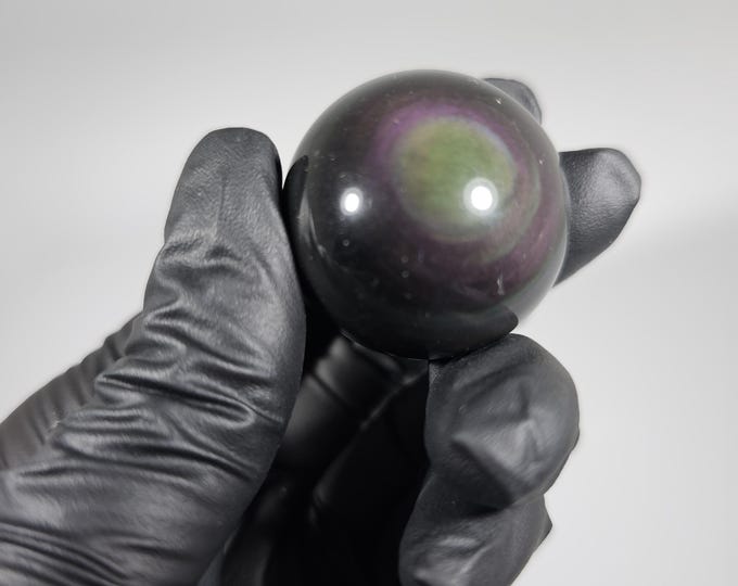 29mm Rainbow Obsidian Sphere