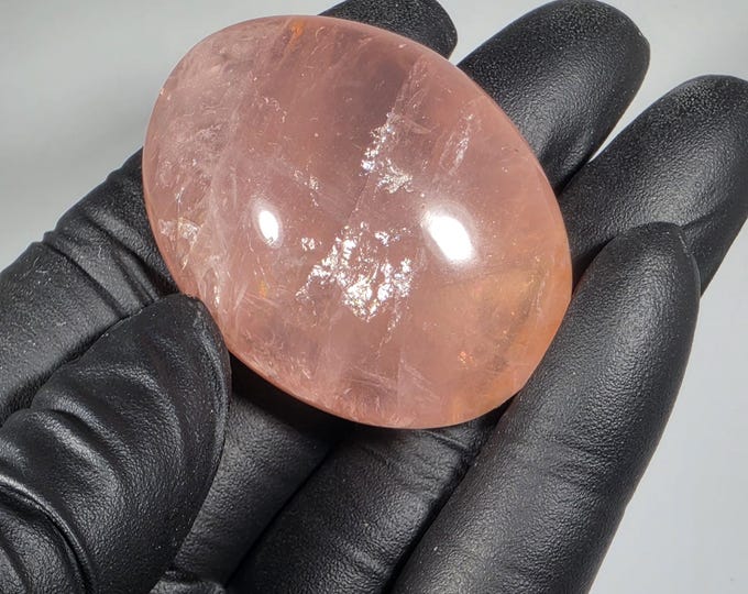 Rose Quartz Palm Stone