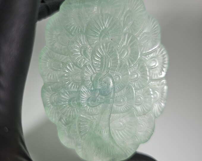 Fluorite Peacock Carving *Imperfect