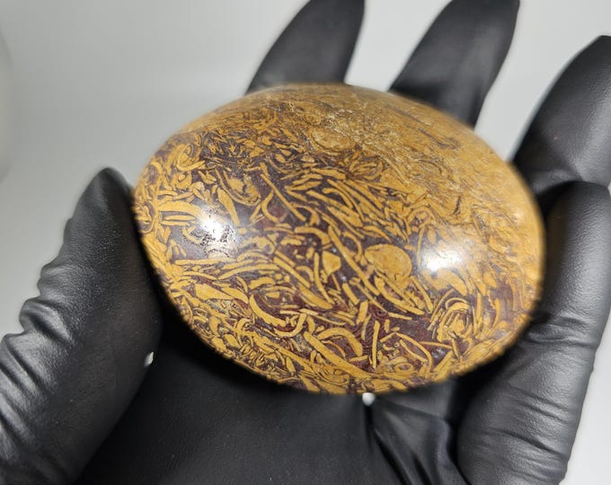Calligraphy Jasper Palm Stone
