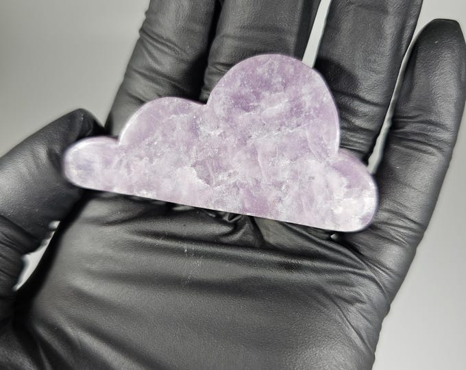 Small Lepidolite Cloud Carving