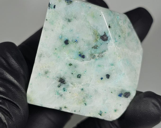 Phoenix Stone Freeform Chrysocolla in Quartz