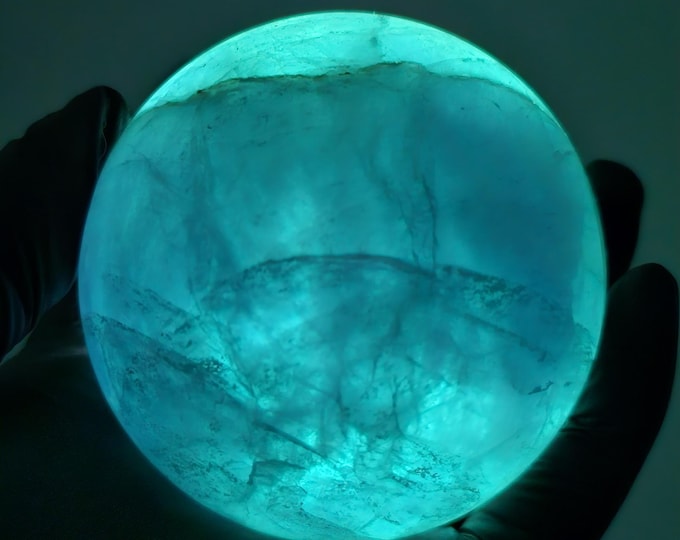 64mm Blue Fluorite Sphere