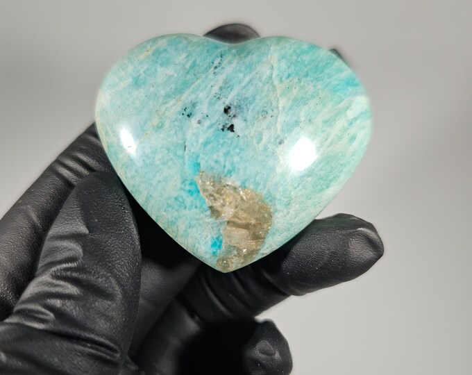 Amazonite Heart