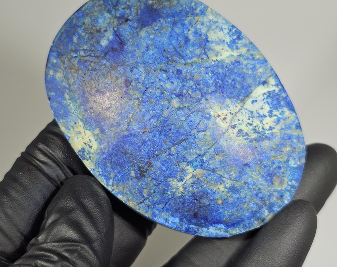 Azurite Palm Stone