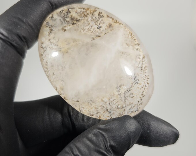 Dendritic Quartz Palm Stone *Imperfect