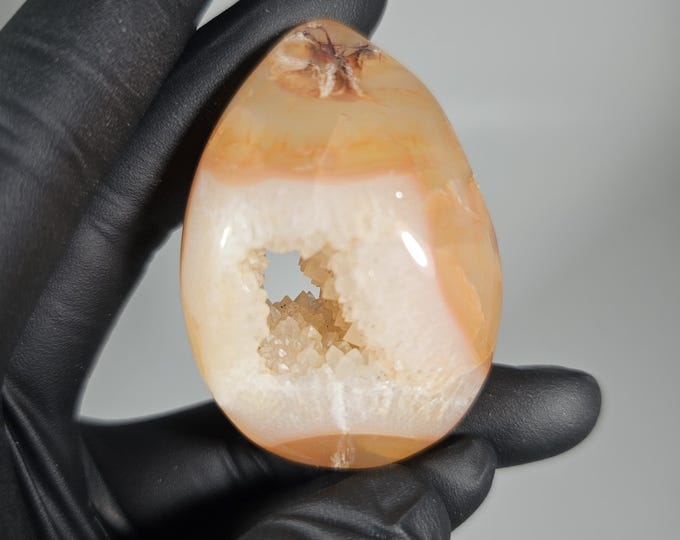 Druzy Carnelian Egg