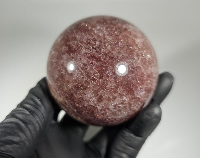 58mm Strawberry Quartz Sphere