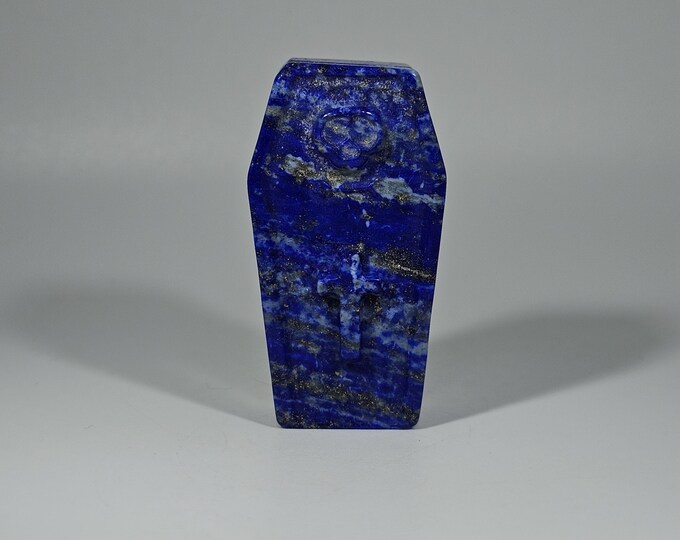 2.1" Lapis Lazuli Tombstone Carving