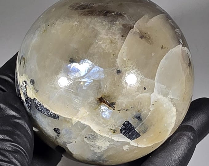 61mm Green Moonstone Sphere