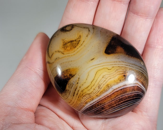Sardonyx Palm Stone