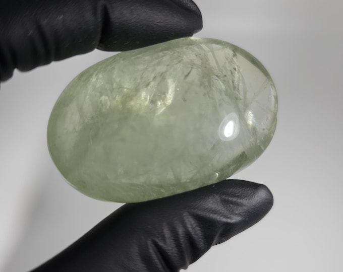 Green Amethyst Palm Stone Prasiolite