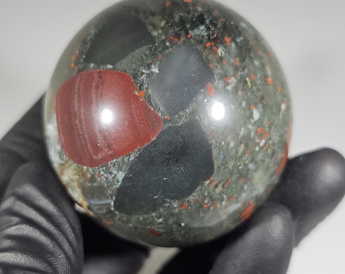 43mm African Bloodstone Sphere