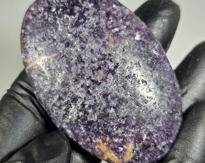 Lepidolite Palm Stone