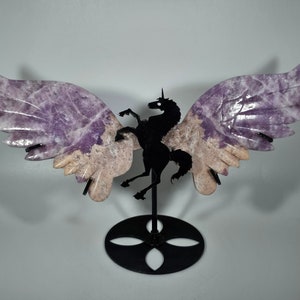 Lepidolite Pegasus Wings