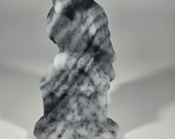 Taiji Jade Crow Carving