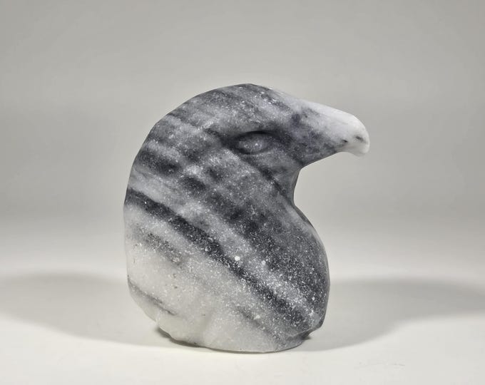 Taiji Jade Eagle Head Carving