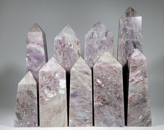 Your Choice Plum Blossom Pink Tourmaline Tower