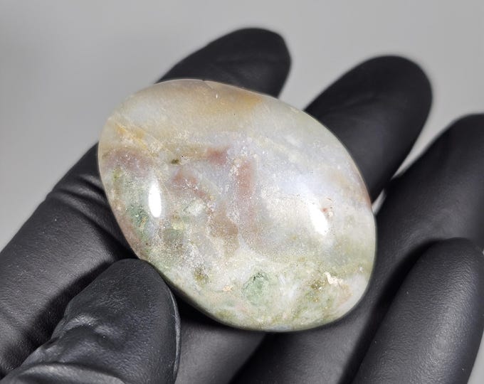 Colorful Ocean Jasper Palm Stone