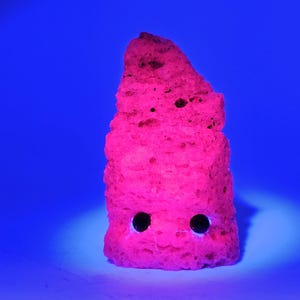 Honeycomb Ruby Pet Rock Carving