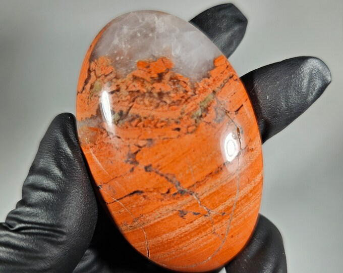 Red Jasper Palm Stone *Imperfect