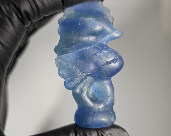 Fluorite Seahorse Carving *Imperfect