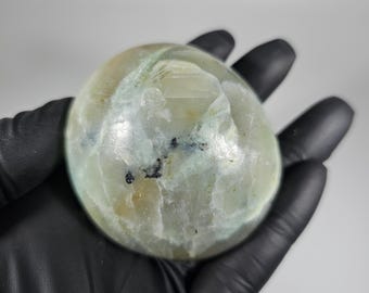 Green Moonstone Palm Stone