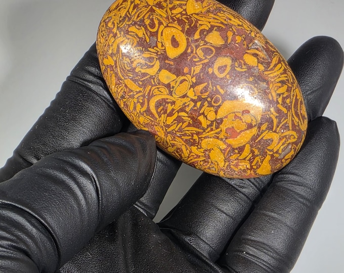 Calligraphy Jasper Palm Stone