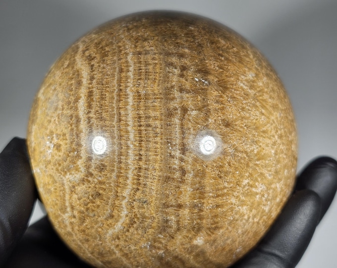 79mm Banded Calcite Sphere