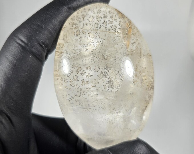 Dendritic Quartz Palm Stone