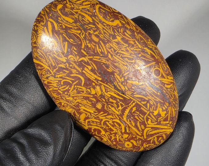 Calligraphy Jasper Palm Stone