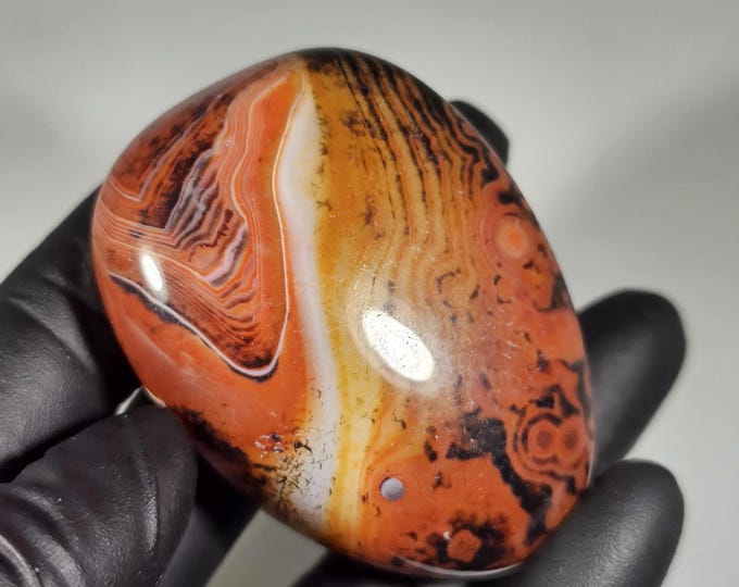 Sardonyx Palm Stone