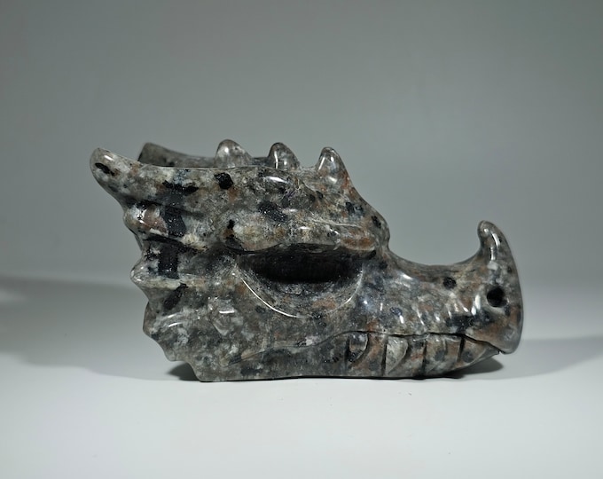 3.9" Yooperlite Dragon Head Carving