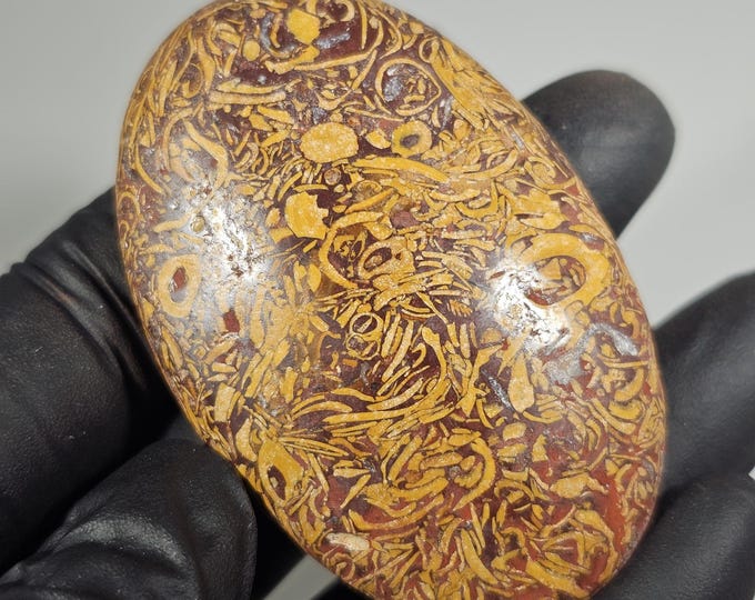 Calligraphy Jasper Palm Stone