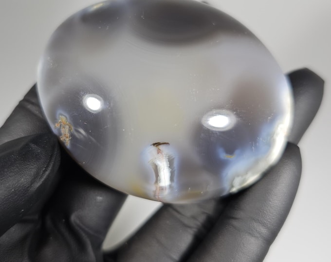 Orca Agate Palm Stone