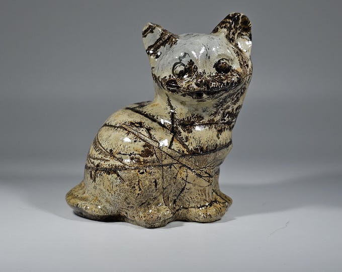 Picture Jasper Cat Carving
