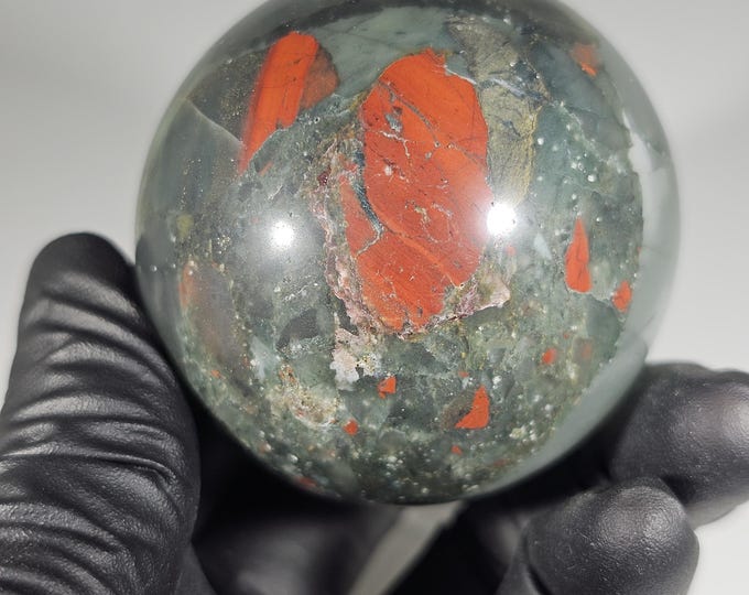 48mm African Bloodstone Sphere