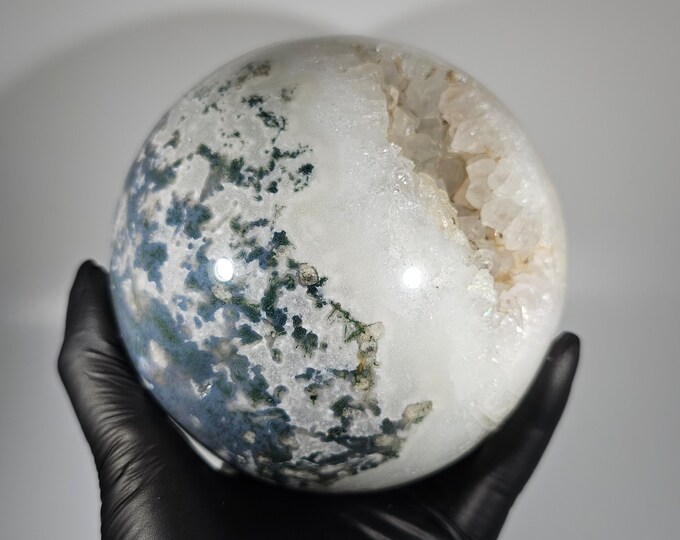 119mm Moss Agate Sphere