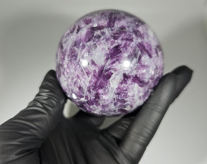 65mm Purple Mica Sphere