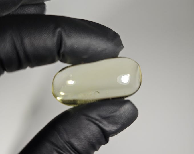 Mini Citrine Palm Stone