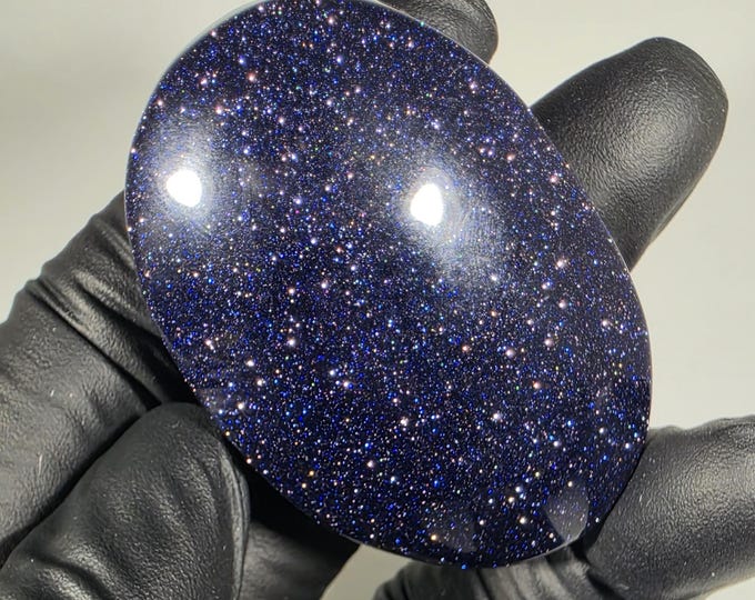 Blue Sandstone Palm Stone