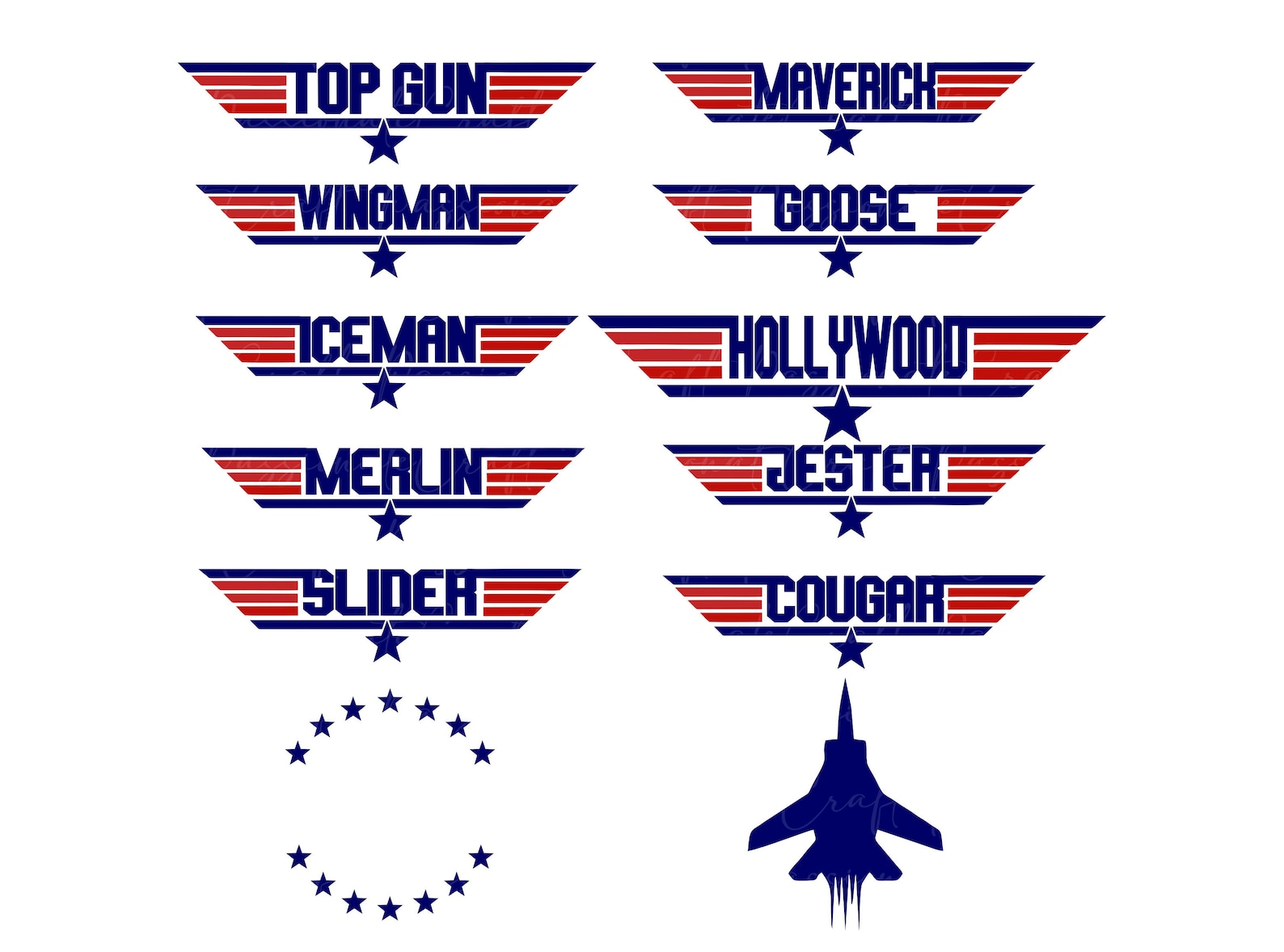 Top Gun Svg Bundle Top Gun Logo Top Dad Dzień Ojca Etsy Polska