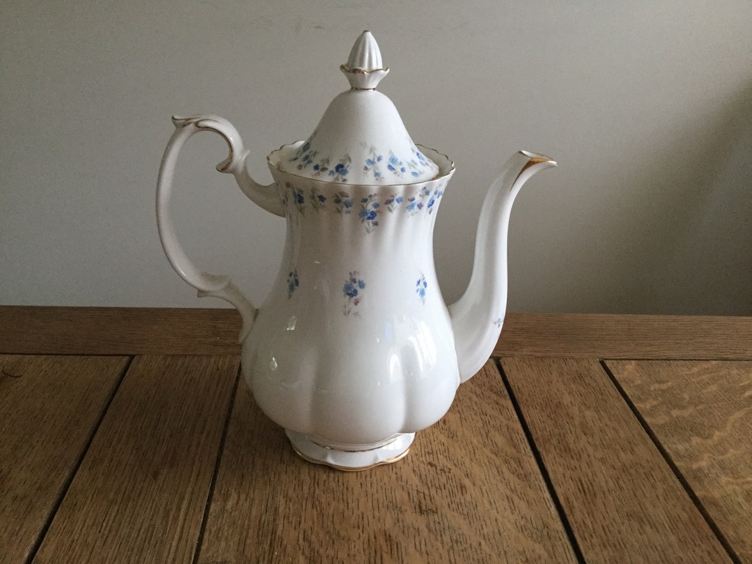 Royal Albert Memory Lane Coffee Pot Etsy