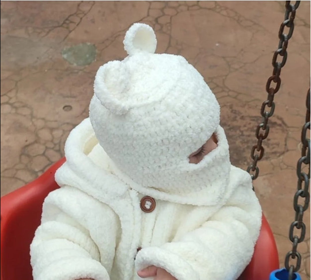 Baby Ski Mask Baby Beanie Baby Hat Balaclava Bear Etsy