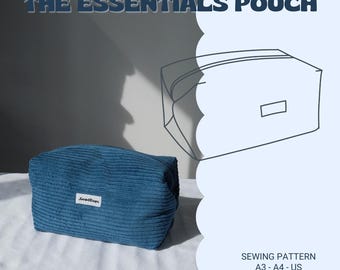 TOILETTAS - Geen onafgewerkte randen - Patrón de costura digital